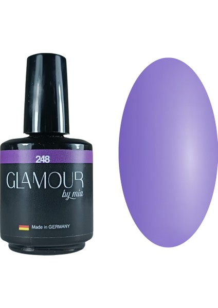 Glamour Açık Mor Kalıcı Oje 248 TPO FREE