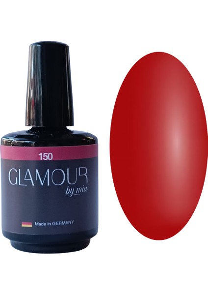 Glamour Kırmızı Rengi Kalıcı Oje 150 TPO FREE