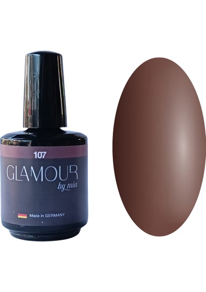 Glamour Kahverengi Kalıcı Oje 107 TPO FREE