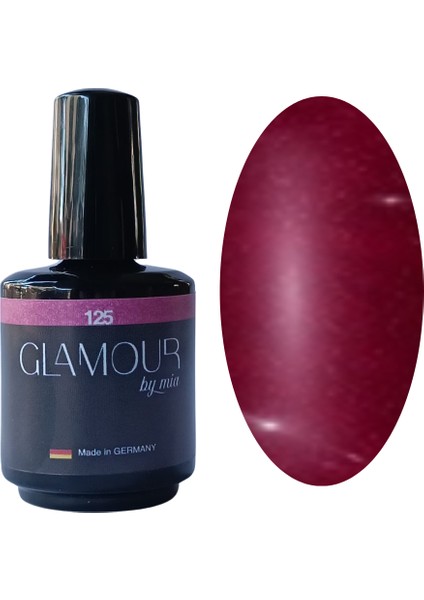 Glamour Simli Kırmızı Kalıcı Oje 125 TPO FREE