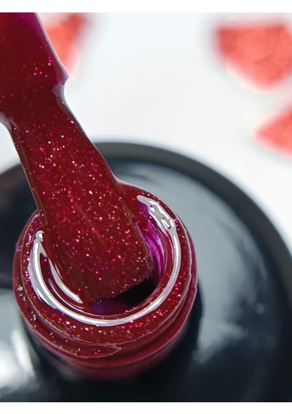 Glamour Simli Kırmızı Kalıcı Oje 125 TPO FREE fiyatları