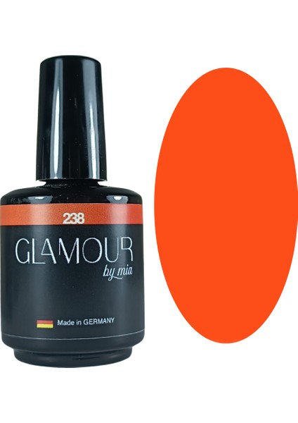 Glamour Turuncu Kalıcı Oje 238 TPO FREE
