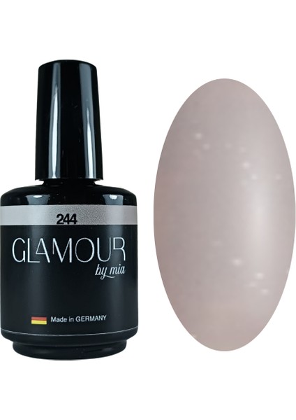 Glamour Simli Gri Kalıcı Oje 244 TPO FREE