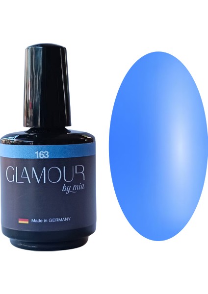 Glamour Mavi Rengi Kalıcı Oje 163 Tpo Free