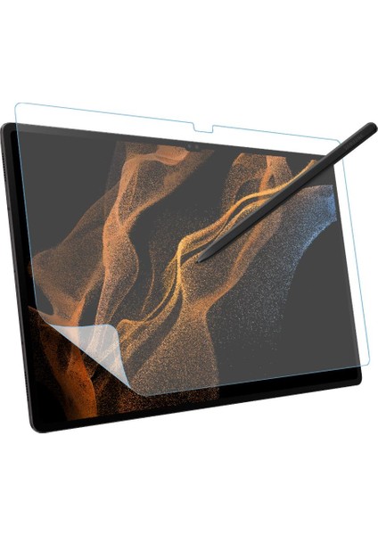 Samsung Galaxy Tab S9 Ultra 14.6 Inç SM-X910 Ile Uyumlu Paper Like(Kağıt Hissi) Mat 9h Nano Ekran Koruyucu