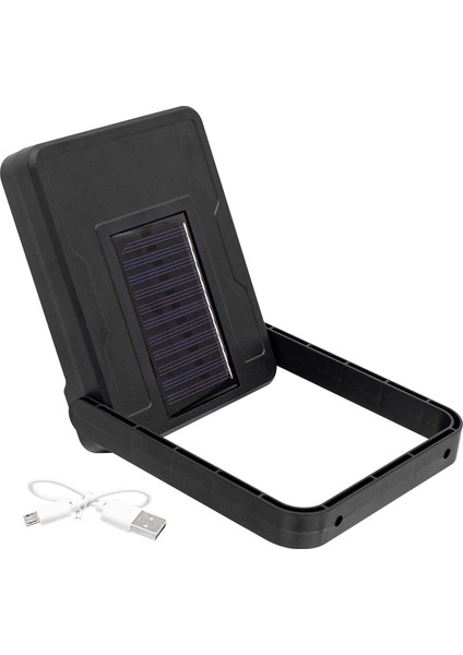 Powermaster Cob Ledli Solar Güneş Enerji Panelli Hareket Sensörlü Çok Fonksiyonlu Lamba Aydınlatma