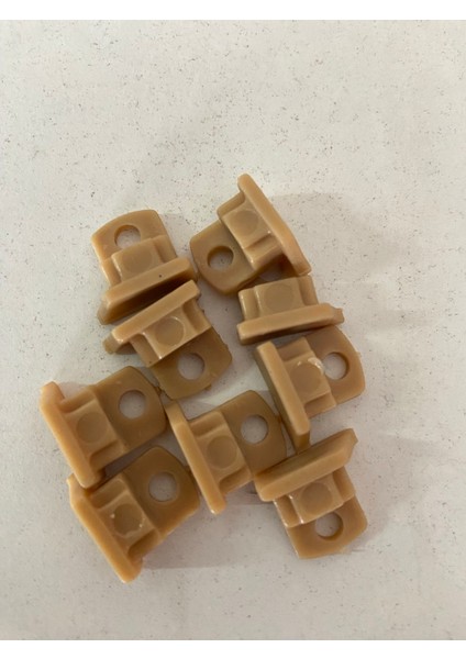 Oto Perde Ray Tapası Stoper Ray Kapak 24'lü Paket Gri