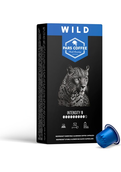 Wild - Nespresso Uyumlu Alüminyum Kapsül Kahve - 10'lu Paket