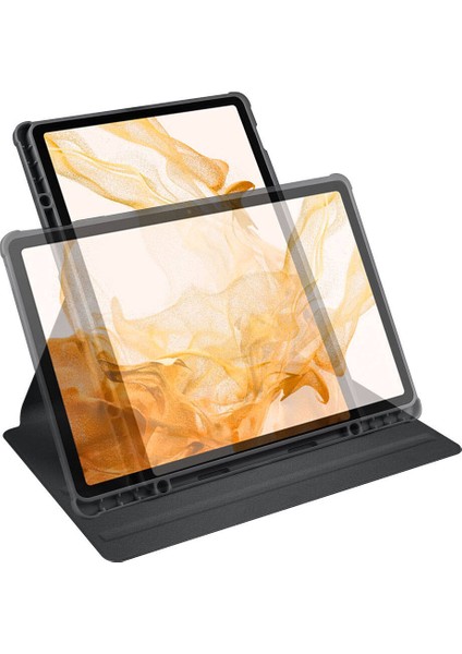 Galaxy Tab S9 Fe Plus Kılıf Kalem Bölmeli Dönebilen Standlı Kılıf