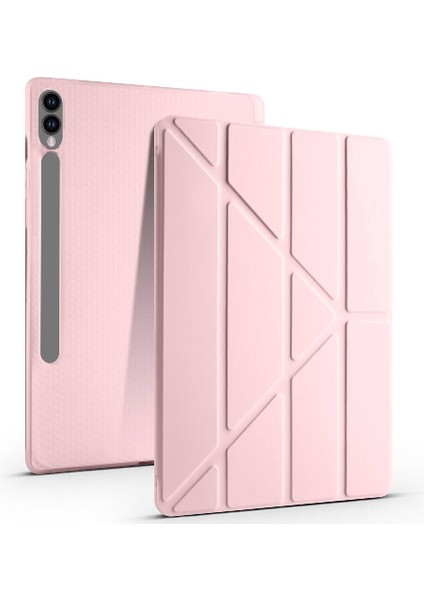 Galaxy Tab S9 Fe Plus Kılıf Kalem Bölmeli Standlı Kapaklı Kılıf