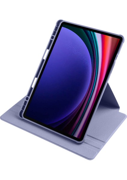 Galaxy Tab S9 Fe Kılıf Kalem Bölmeli Dönebilen Standlı Kılıf