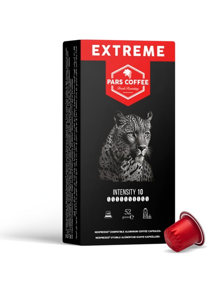 Extreme - Nespresso Uyumlu Alüminyum Kapsül Kahve - 10'lu