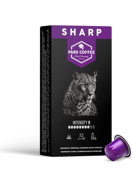 Sharp - Nespresso Uyumlu Alüminyum Kapsül Kahve - 10'lu