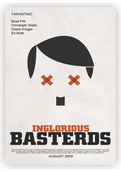 Inglourious Basterds Ahşap Poster 20x29 cm