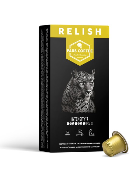 Relish - Nespresso Uyumlu Alüminyum Kapsül Kahve - 10'lu