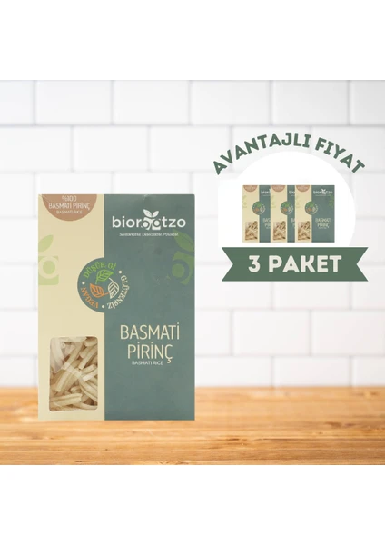 Glütensiz Vegan Bronz Kalıp Artizan Basmati Pirinç Caserecce Makarna 200 gr x3 ADET