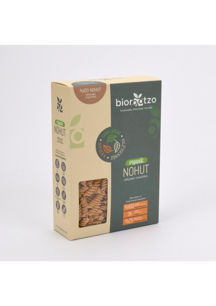 Organik Glütensiz Vegan Nohut Artizan Bronz Kalıp 6 Farklı Çeşit 200 gr x 6 Adet