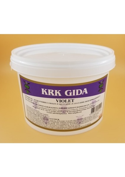 Mor Gıda Boyası 1 kg