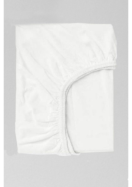 2 Adet Pamuklu ve Lastikli 60 x 120 x 15 cm Penye Bebek Çarşaf