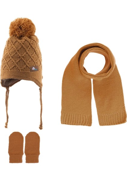 Atkı Bere Eldiven Takım 0-18 Ay 2315008 Camel