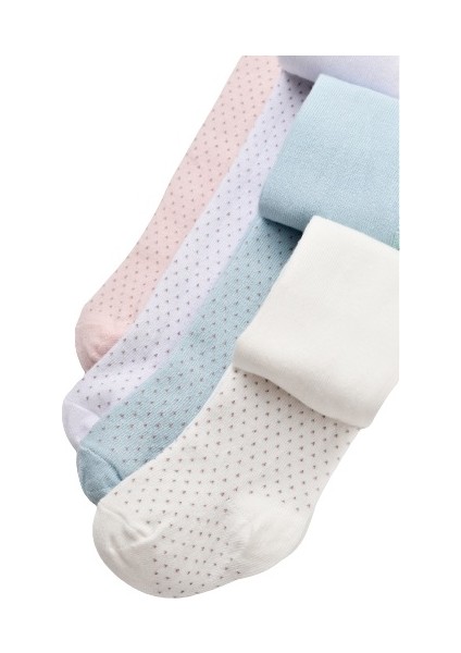 Bibaby Biorganic Klasik Puanlı Külotlu Çorap 68438 Beyaz fırsatları