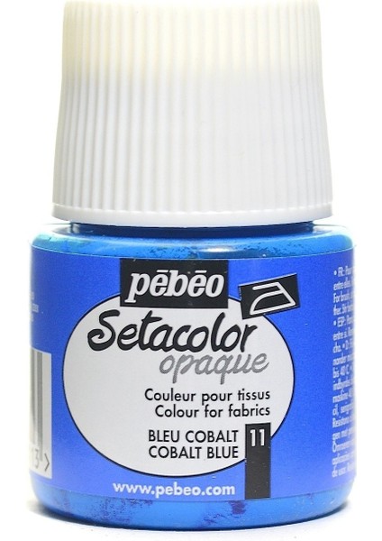 Setacolor Opak Kumaş Boyası 45 ml 11 Cobalt Blue