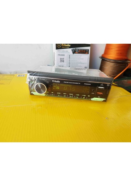 Fiaudio 4X60 Ses Çıkışlı Çift USB Aux Bluetooth ve Radyolu Oto Teyp