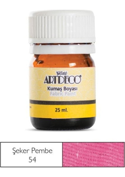 Kumaş Boyası 54 Şeker Pembe 25 ml