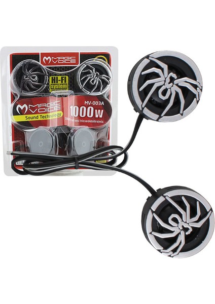 Magicvoice 1000 Watt 100 Db Akrep Tweeter MV-003A Tweeter Hoparlör Tiz 2 Adet fırsatları