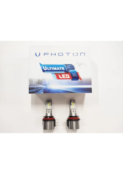 Photon Ultimate H15 Beyaz Gündüz Ledli 12V-24V LED Xenon Beyaz 5+Plus 9500 Lümen Headlight