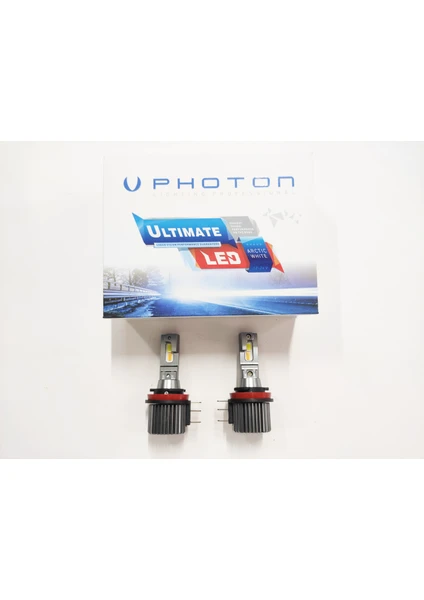 Photon Ultimate H15 Turuncu Gündüz Ledli 12V-24V LED Xenon Beyaz 5+Plus 9500 Lümen Headlight