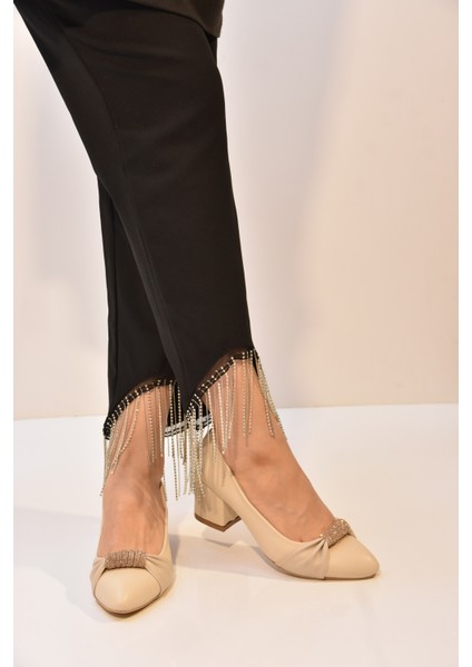 (Rıch&famous) Topuklu Kadın Ayakkabı Bej indirimleri