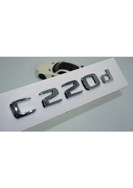 C 220D Bagaj Krom Abs 3m 3D Yazı Logo Benz Ile Uyumlu