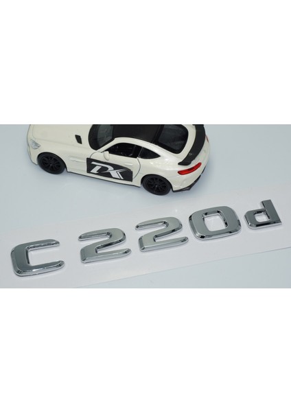 C 220D Bagaj Krom Abs 3m 3D Yazı Logo Benz Ile Uyumlu