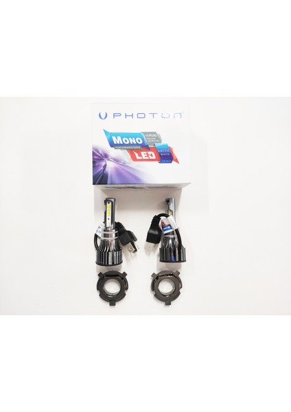 Photon Mono H4 12V-24V LED Xenon Beyaz 3+Plus 7000 Lümen Headlight