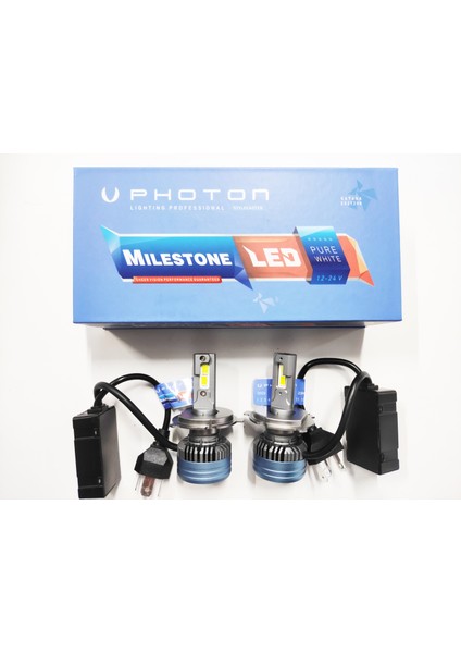 Photon Milestone H4 Katana 12V-24V LED Xenon Beyaz 14000 Lümen