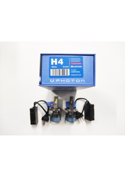 Photon Milestone H4 Katana 12V-24V LED Xenon Beyaz 14000 Lümen