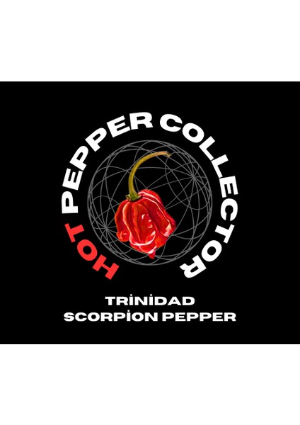 Hot Pepper Collector Trinidad Scorpion Pepper / 1,2 – 2 Milyon Shu - 2 Adet Taze Biber