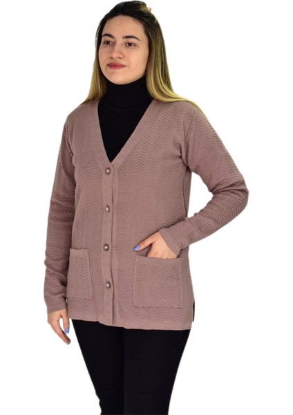 Kadın Cepli Triko Hırka BGL-ST03349 fiyatları