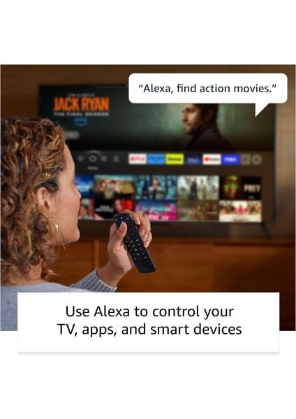 2024 Amazon Alexa Voice Remote Pro, Uzaktan Kumandayı Bulucu,aydınlatma