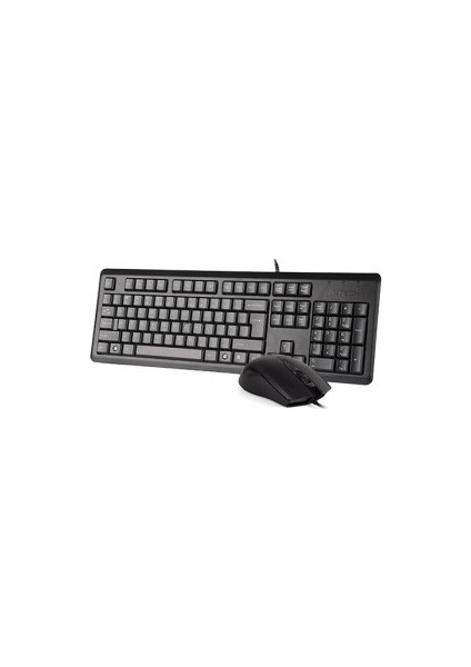 A4 Tech KR-9276 Q USB Standart Klavye+Optik Mouse