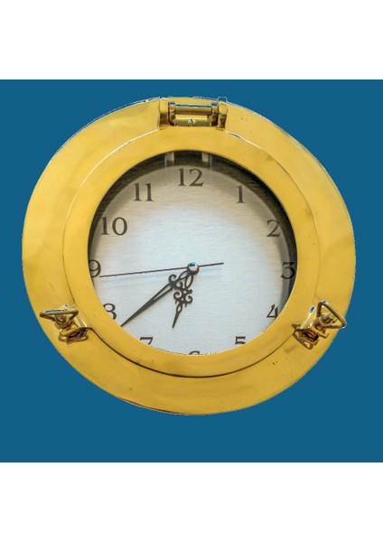 Pirinç Döküm Çap 30CM Lumbozlu Duvar Saati fiyatları