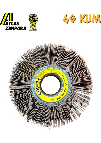 Flanşlı Mop Zımpara 165X50X44 - P60 Kum