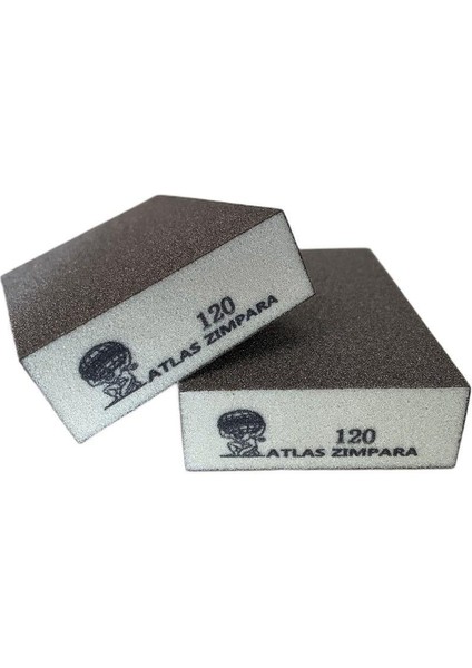 Sünger Zımpara - Kalın 4 Taraflı - 150 Kum - 5 Adet