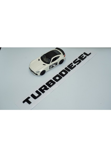 Turbodiesel Bagaj Siyah Abs Yazı Logo Amblem Benz Ile Uyumlu