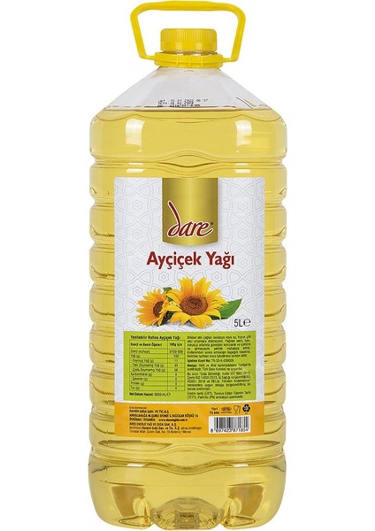 Ayçiçek Yağı 5 L Pet
