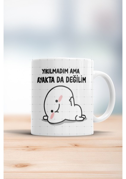 Yıkılmadım Ama Ayakta Da Değilim Kupa Bardak