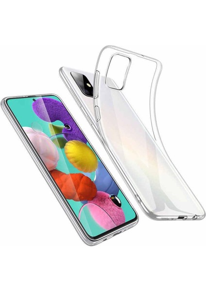 Techgross Samsung Galaxy A21S Kılıf Lüx Kalite Şeffaf Silikon