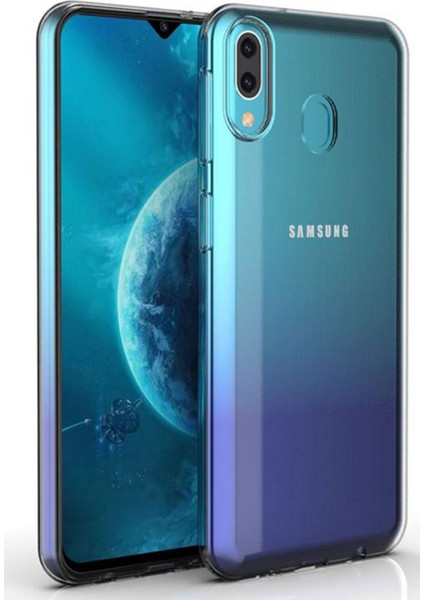 Techgross Samsung Galaxy A60 Kılıf Lüx Kalite Şeffaf Silikon