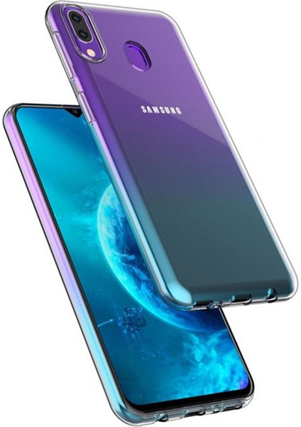 Techgross Samsung Galaxy A60 Kılıf Lüx Kalite Şeffaf Silikon